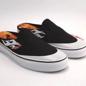 Vans Slip-on Mule Black White Asap Rocky Men's Fashion Skate mens 6 wmns 7.5